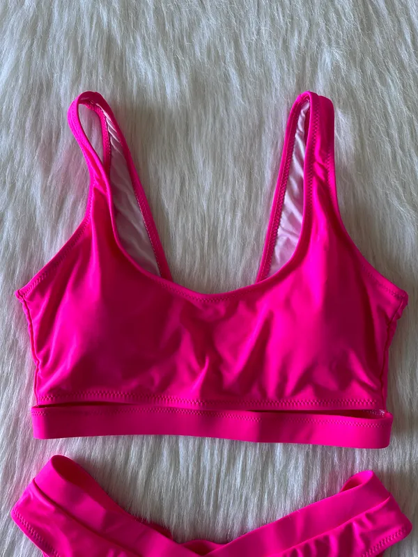 NWOT Pink  Bikini Set - Image 3