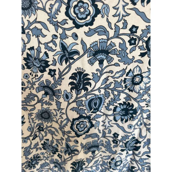 Vera Bradley blue floral scroll night shirt dress size small - Image 2