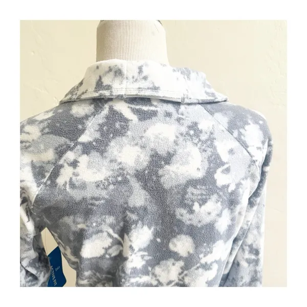 Columbia Active Fit Artic Air Fleece NWT Flannel Pullover Size Medium Grey Camo - Image 5
