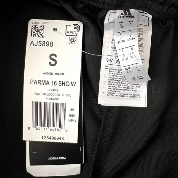Adidas Black Athletic Drawstring Shorts - Image 3