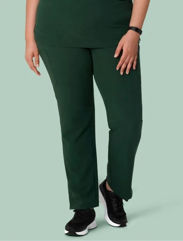 Mandala Scrubs 9 Pocket Cargo Pants Midnight Green Sz 2XL - Image 7