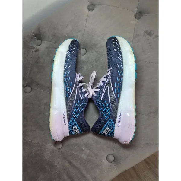 Brooks Glycerin 20 Women's Running Shoes - Navy with Teal Accents Sneakers 8.5 - Image 10