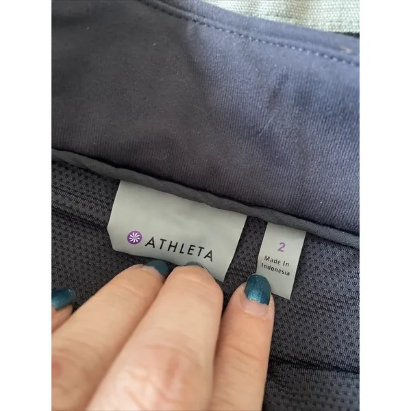 Athleta Trekkie Skort Womens Size 2 Gray Hiking Outdoor Cargo Utility Skirt - Image 5