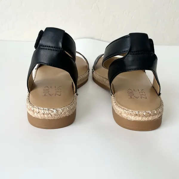 Naturalizer Gionni open toe black sandals 8 - Image 4