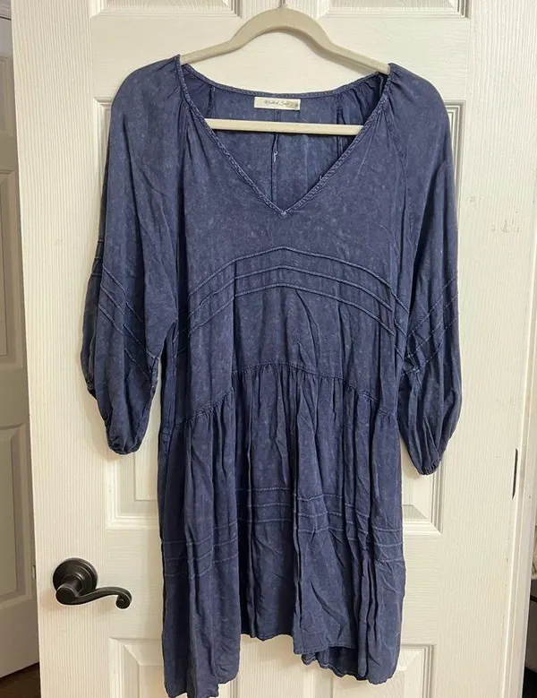 Anthropologie Mustard Seed Denim Dress - Image 2
