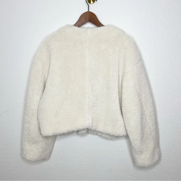 The Group by Babaton Aritzia Sherpa Teddy Jacket Size 2 - Image 6