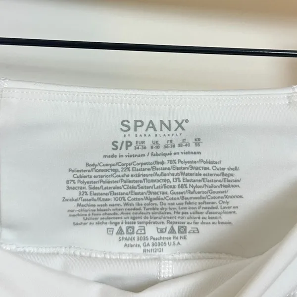 SPANX The Get Moving Tennis Skort in White Size Small - Image 5