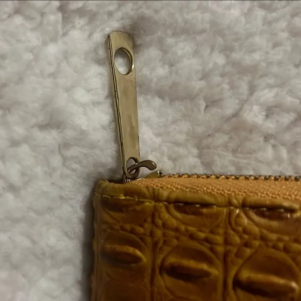 Ostrich‎ Faux leather Brown Textured Wallet - Image 4