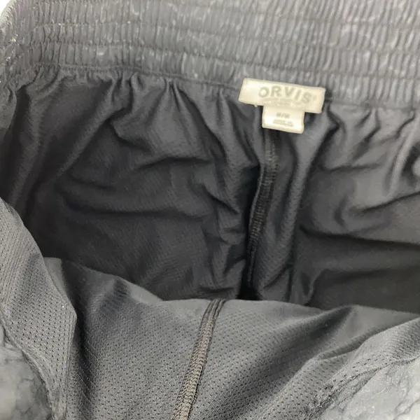 Orvis Skort Womens Medium Black Gray Floral Zip‎ Pockets Built-In Shorts - Image 6