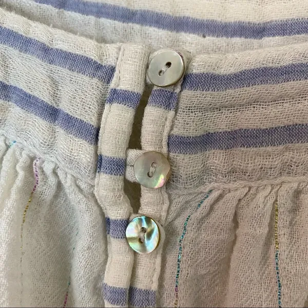 Free People See Saw Top With Glitter Thread Detailing Size XS - Image 10