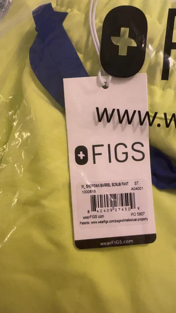 High Wasted Fig Scrub Pants - Image 4