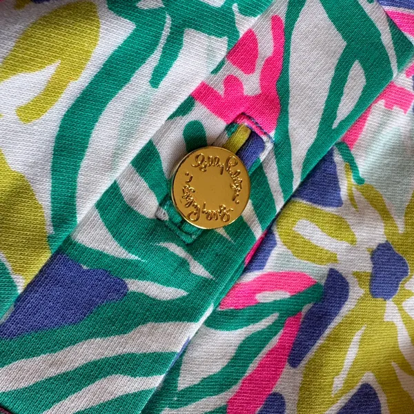 Lilly Pulitzer Tropical Floral Skort in Pink, Green & Blue - Image 2
