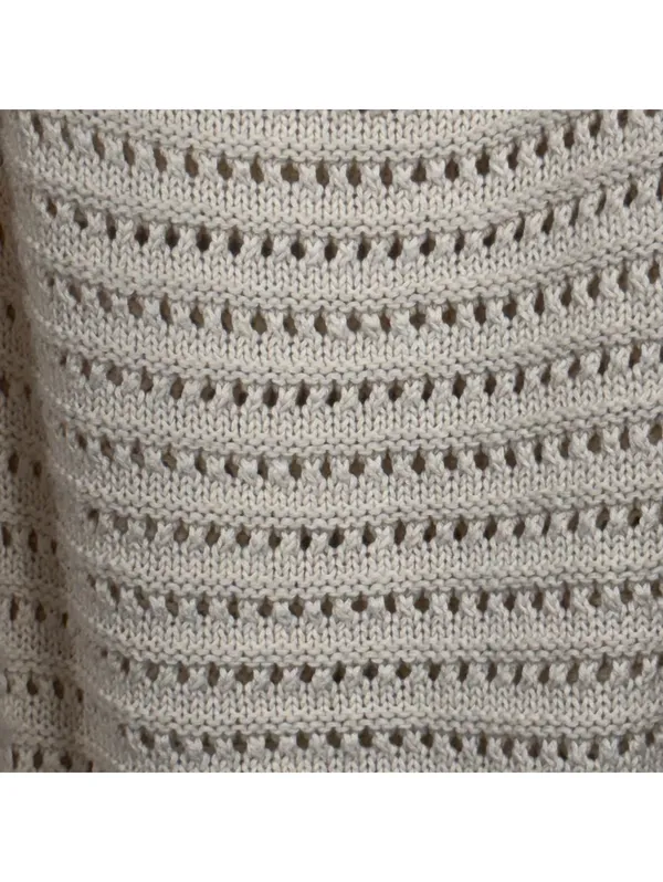 Universal Thread Women’s S Cream Crochet Knit Tank Top - Image 4