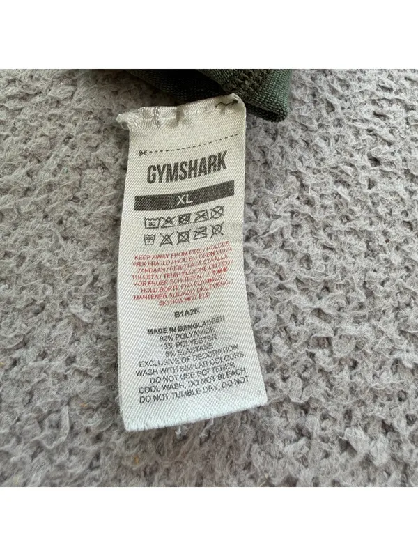 Gymshark Camo Seamless Leggings Green High Waisted Workout XL Gym Bodybuilding - Image 6