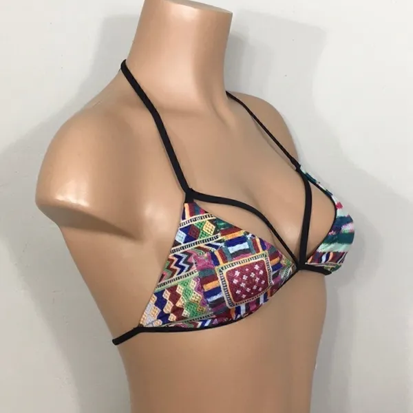 ROXY reversible multicolored bikini top. NWT - Image 6