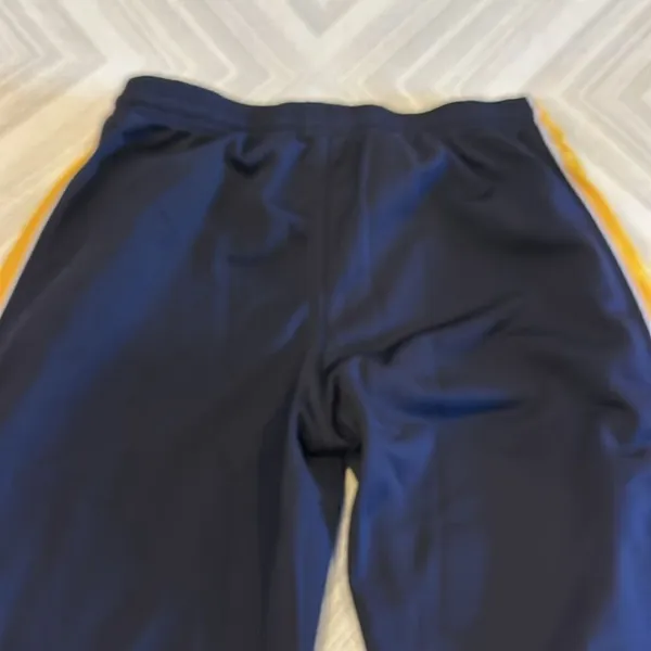 Puma Women’s Wide Leg Black & Gold Athletic Pants - Size M - Image 5