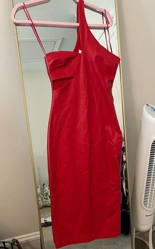 Amanda Uprichard Amanda Uprichard - Mckay Dress - Red - Image 4