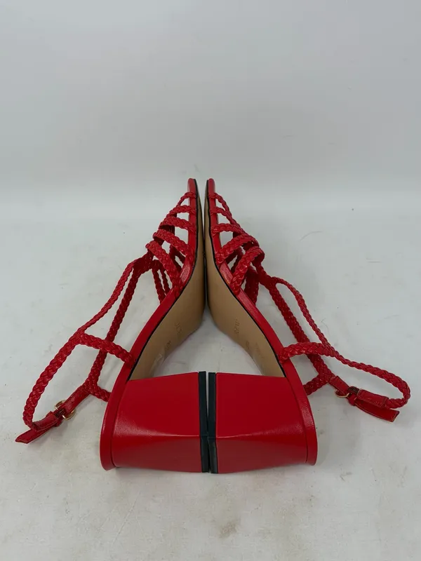 J. Crew Leather Layne Braided Sandals Size 8.5 - Image 4