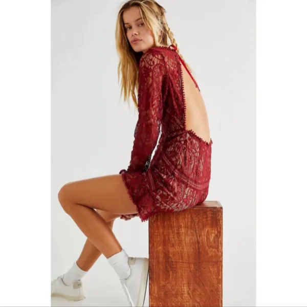For Love & Lemons Free People x Emerie Mini Dress - Image 4
