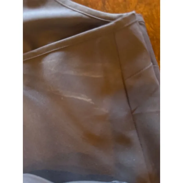 Veronica Beard‎ Tank Top Women XS Brown Silk Flowy Scoop Neck Camisole Luxury - Image 10