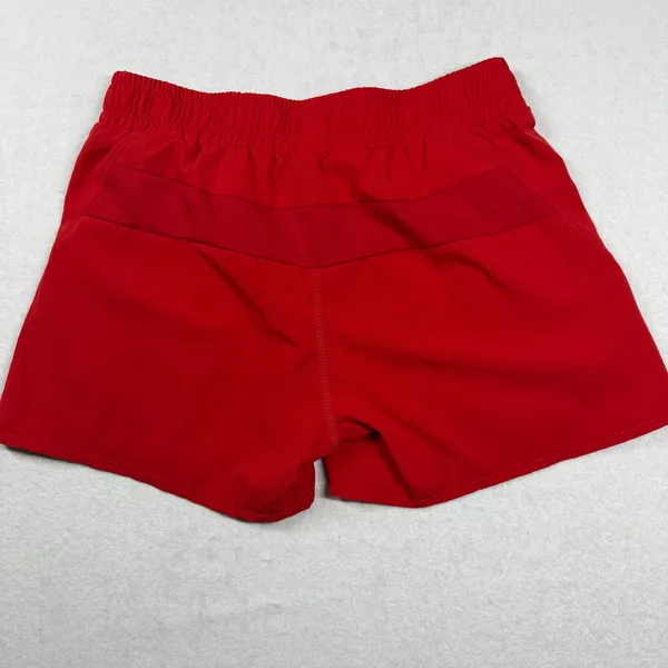 YoungLA Women’s Red Stay Focused Stay Motivated Gym Workout Shorts Medium - Image 6