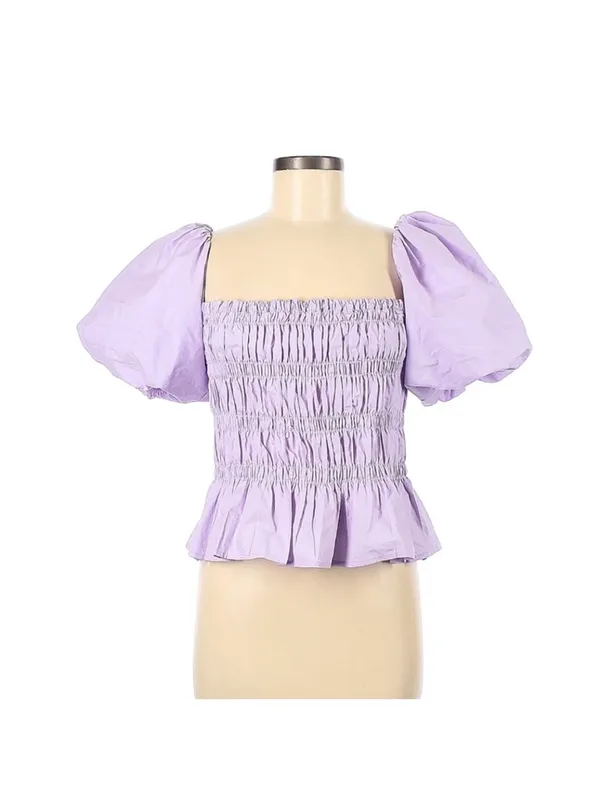 ASTR The Label SAVINA BUBBLE SLEEVE TOP SOLD OUT ONLINE size XS - Image 4