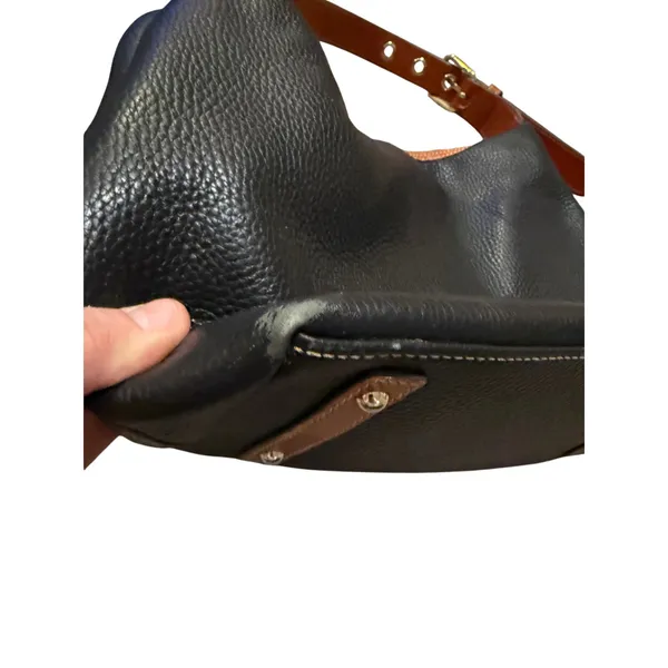 Dooney and Bourke Patterson Leather Paige Sac in Black - Image 5