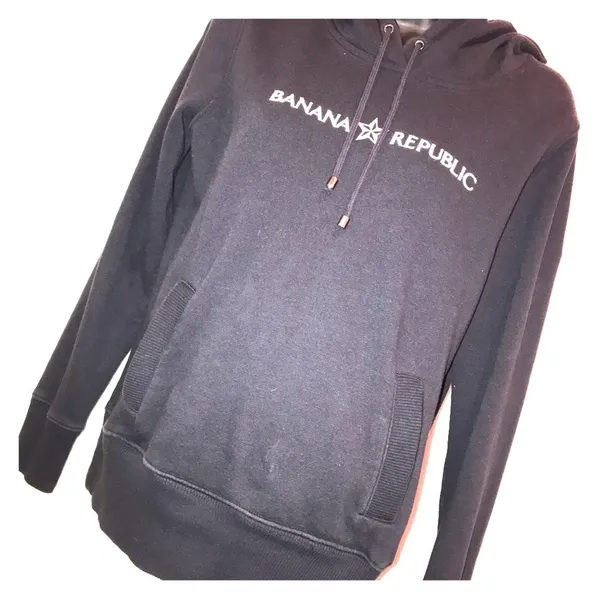 Banana‎ Republic Factory Navy Hoodie - Image 2