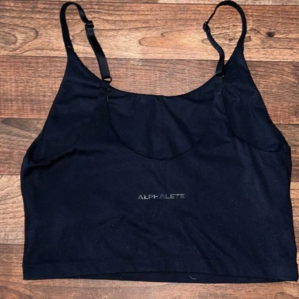 Alphalete Black Tank Top - Image 2