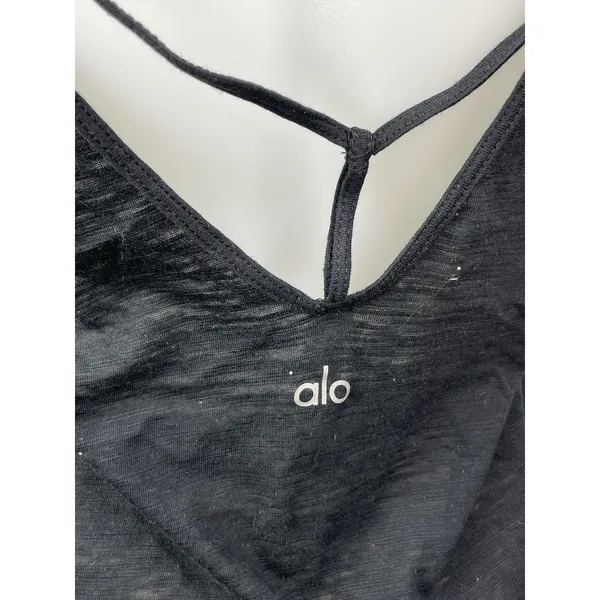 NEW Alo Yoga Alexa Strappy Sleeveless Yoga Gym Athletic Activewear Tank Top XS - Image 4