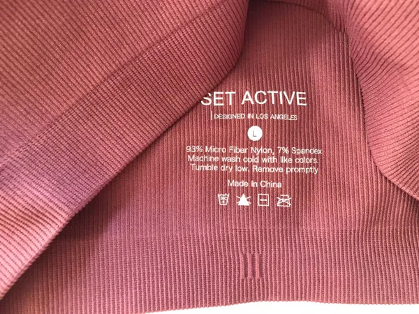 Set Active Ribbed One Shoulder Bra - Image 4