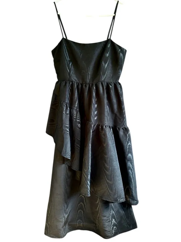EUC Kate Spade X Target Tiered Midi Dress Black Size Medium - Image 2