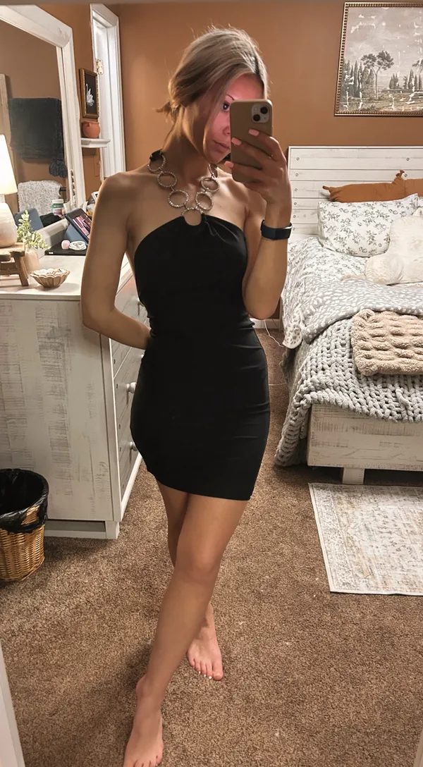 Forever 21 Black Halter Dress - Image 2