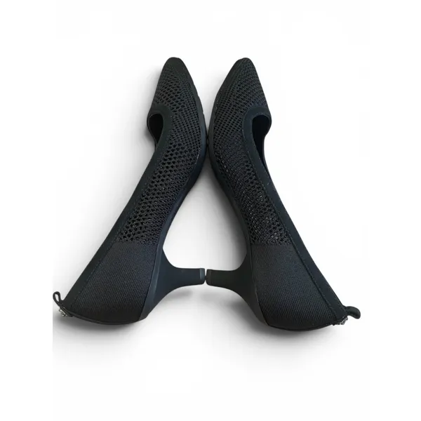 Anne Klein Akreva Black‎ Mesh iflex Kitten Heel Pointed Toe Pumps Mens 9.5M - Image 2
