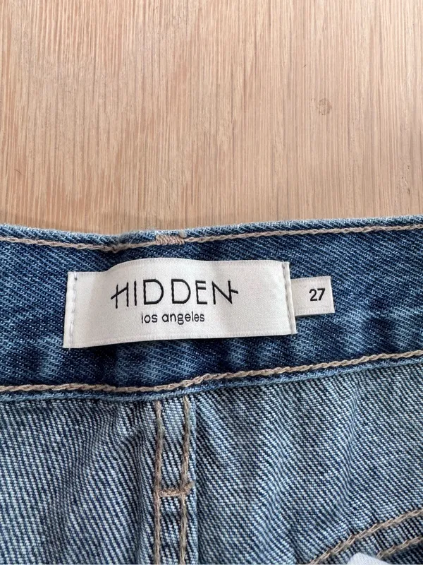 Hidden Jeans Alyx Highrise Baggy Jean Medium Dark Size 27 - Image 4