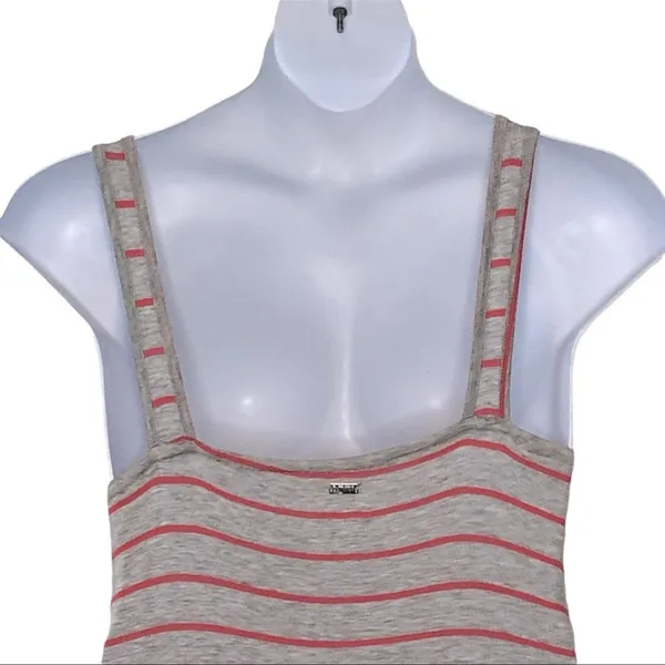 Marc New York Striped Midi Dress L Coastal Resort Travel Capsule Vacation - Image 6