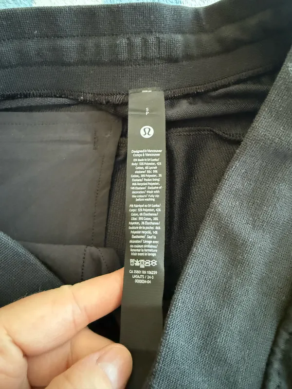 Black Lululemon sweats  - Image 3