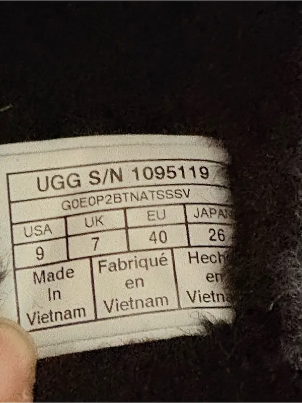 UGG Fluff Yeah Slide Women's Sheepskin Slipper Sandals Black Size 9 - Image 10
