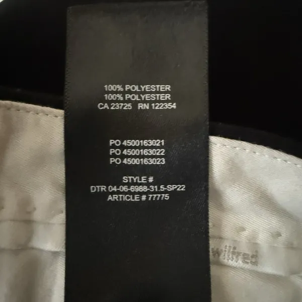 Aritzia Wilfred The Effortless Pleated Black Trouser Pant Size 8 - Image 11