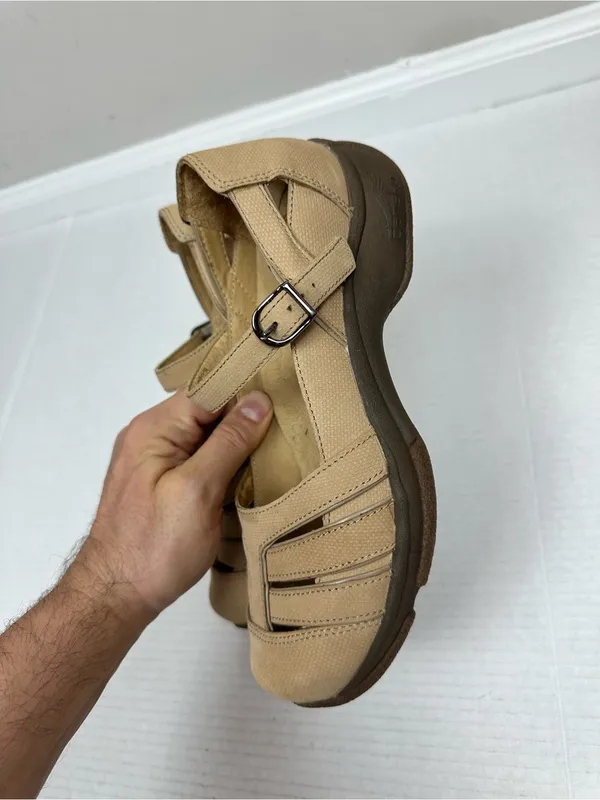 Dansko Womens Kiera Cream Nubuck Shoes Eu 39 - Us 8.5/9.0 - Image 4