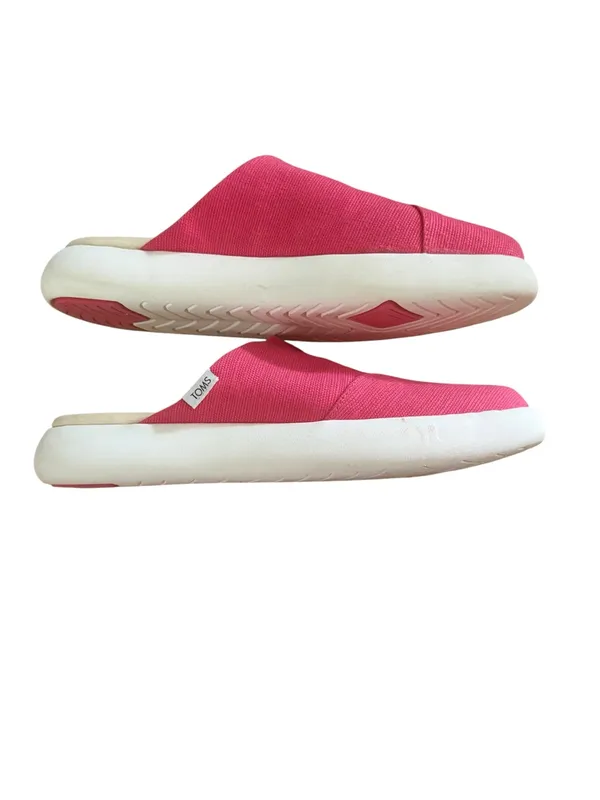 TOMS Womens Pink/Raspberry Alpargata Mallow Mule - Image 4