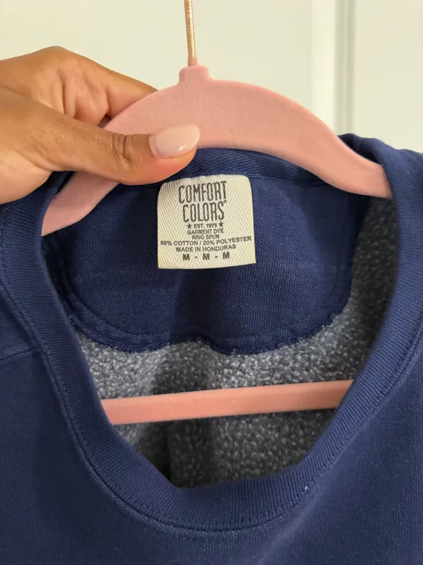 Comfort Colors Sweatshirt Blue Size undefined - Image 3