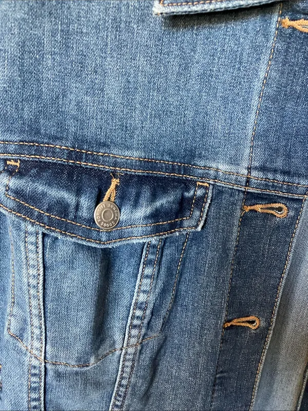 Sonoma Medium Blue Denim Jacket - Women's Jean Jacket - Image 5