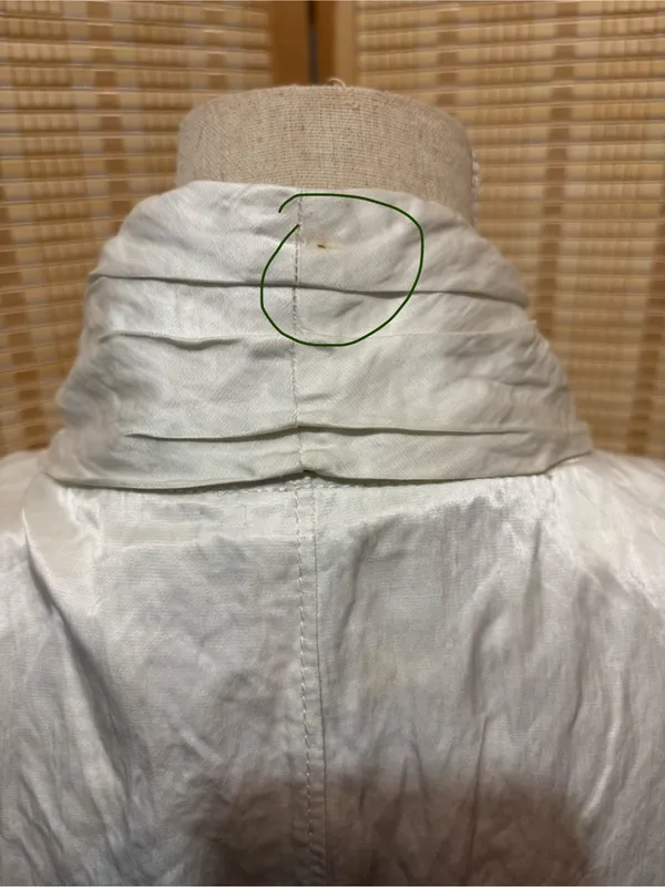 Worth Elegant White Coat Size L - Image 5