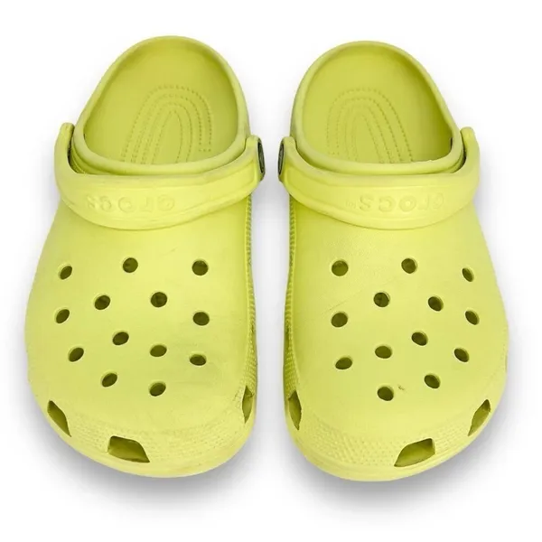 CROCS Classic Clog Pale Banana Yellow Unisex Men's 7 Women's 9 - Image 2