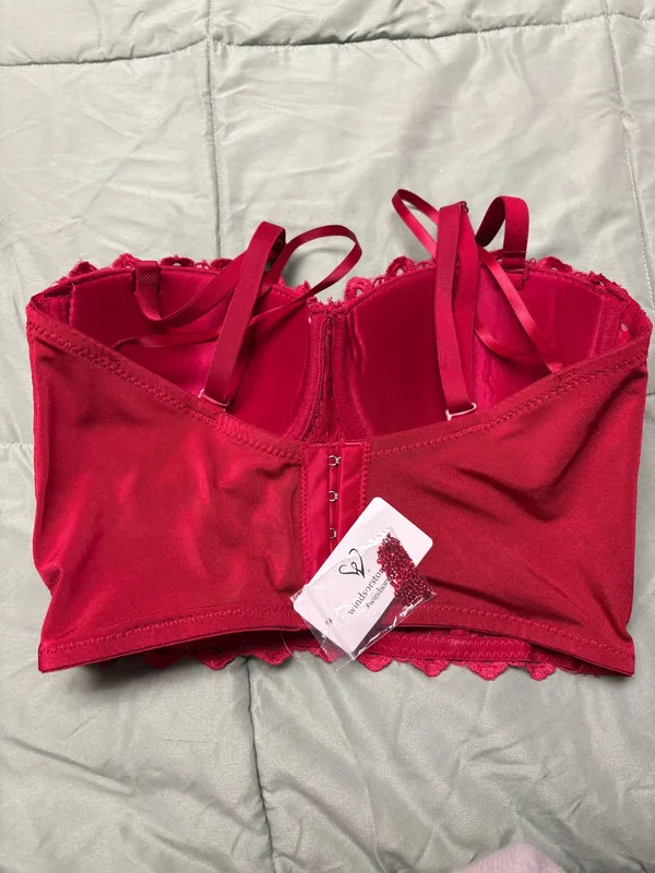 Red Windsor Corset Top - Image 2