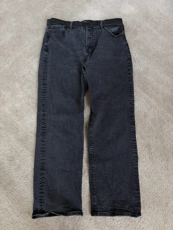 LOFT Black Straight Leg Jeans Size 30/10 - Image 2