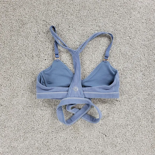 Lululemon‎ Womens Rue Boheme Bra XS Blue Racer Back Wanderlust Limited Edition - Image 10