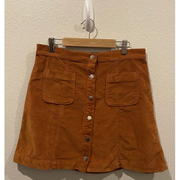 URBAN OUTFITTERS Corduroy Velvet Mini Skirt - Image 2