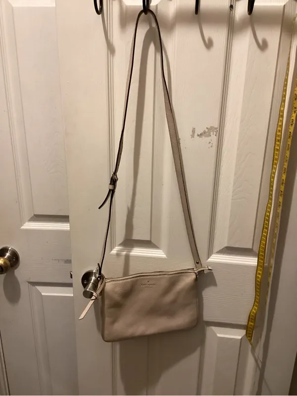 kate spade Pebbled Leather Crossbody in Pale Blush - Image 2